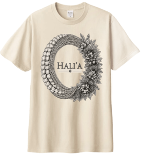 Hali’a ツアーTシャツ(レイ/ベージュ)