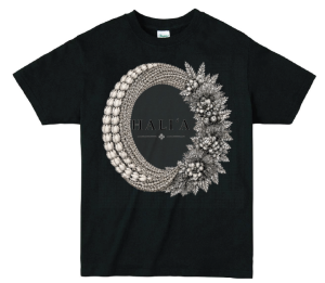 Hali’a ツアーTシャツ(レイ/黒)