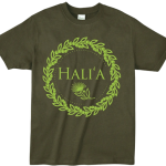 Hali’a ツアーTシャツ(ピカケレイ/Olive）