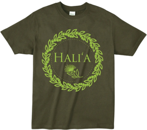 Hali’a ツアーTシャツ(ピカケレイ/Olive）
